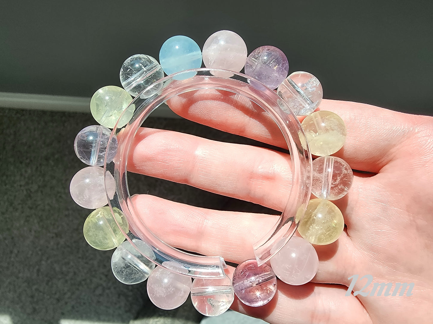 [Bracelet] Elegant Gemstone Bracelets - Clear Quartz, Rose Quartz, Lemon Quartz, Aquamarine, Amethyst - Healing Crystal Jewelry