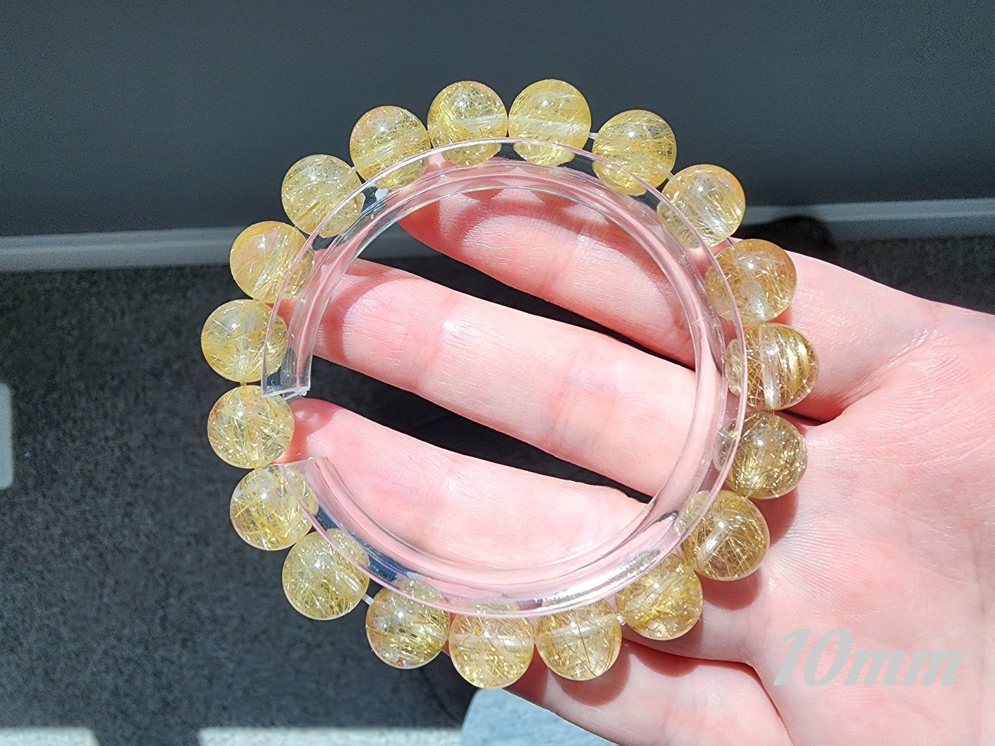 [Bracelet] Golden Threads of Destiny: Rutilated Quartz 金发晶 Bracelet