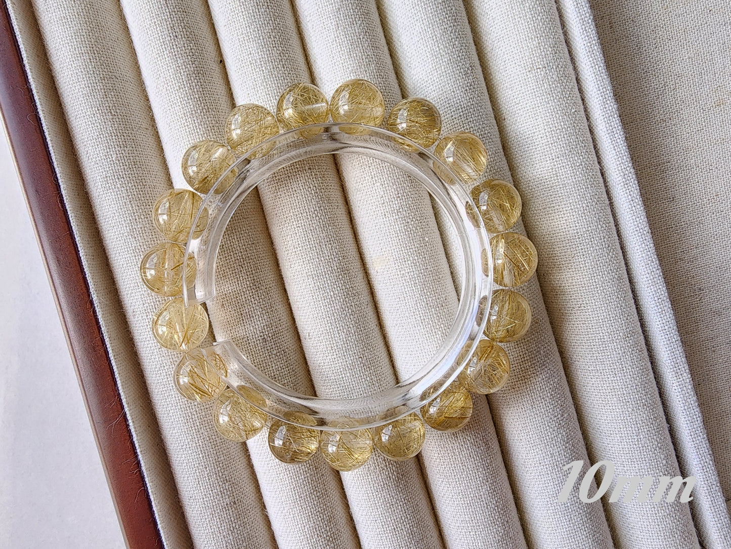 [Bracelet] Golden Threads of Destiny: Rutilated Quartz 金发晶 Bracelet