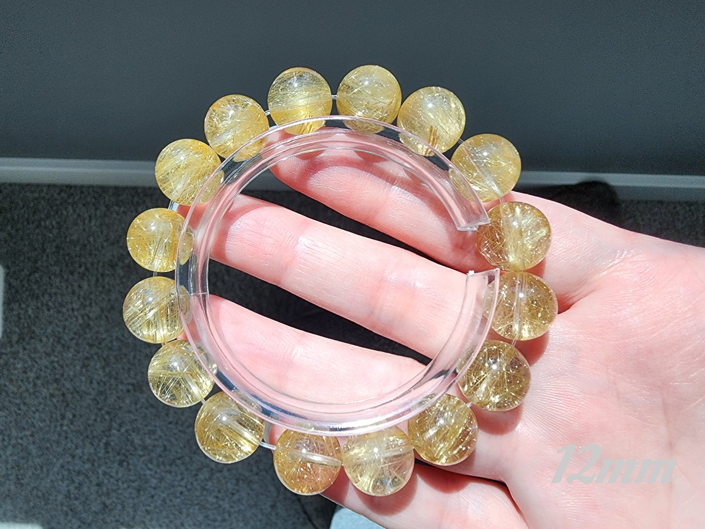 [Bracelet] Golden Threads of Destiny: Rutilated Quartz 金发晶 Bracelet