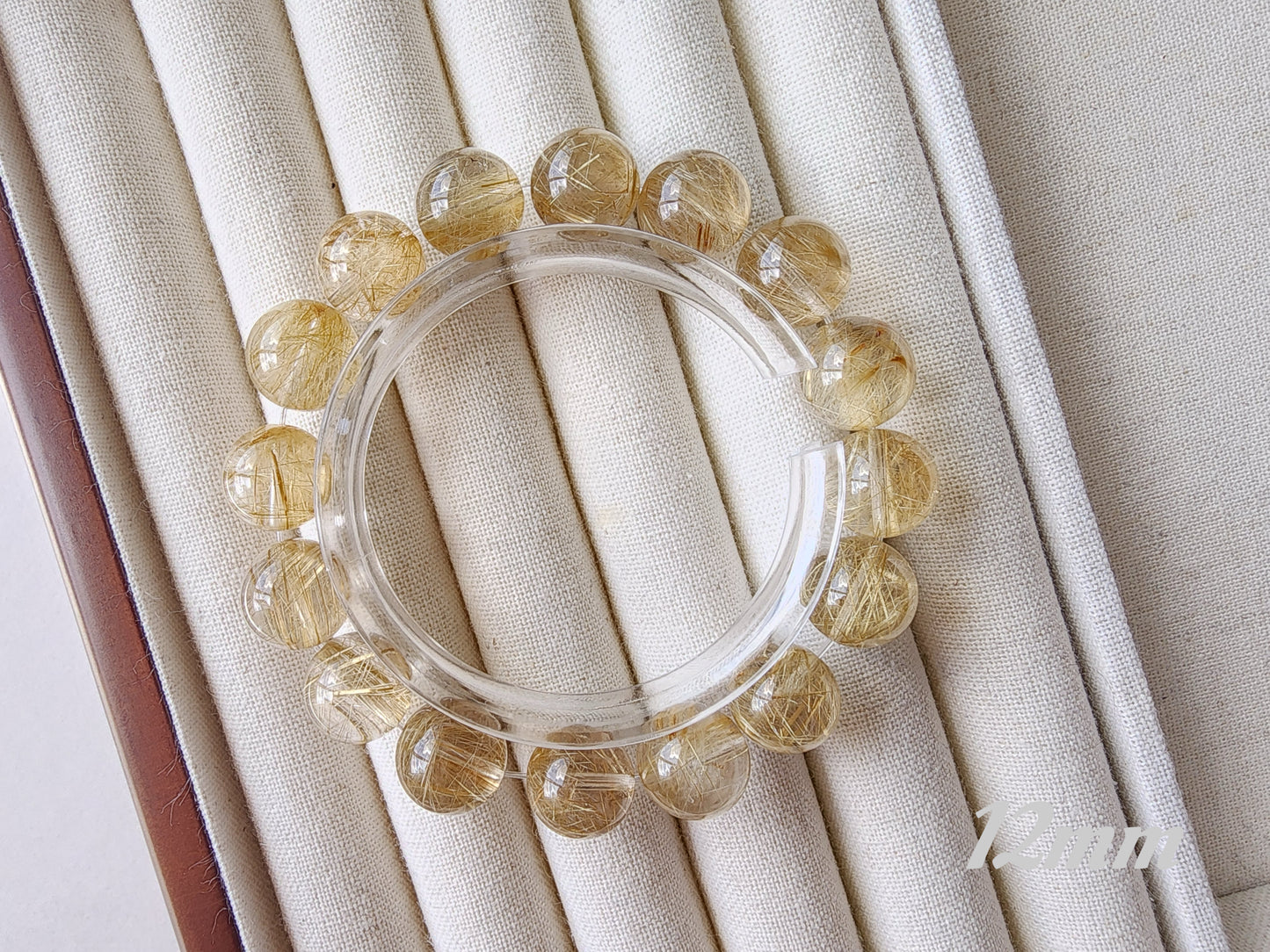 [Bracelet] Golden Threads of Destiny: Rutilated Quartz 金发晶 Bracelet