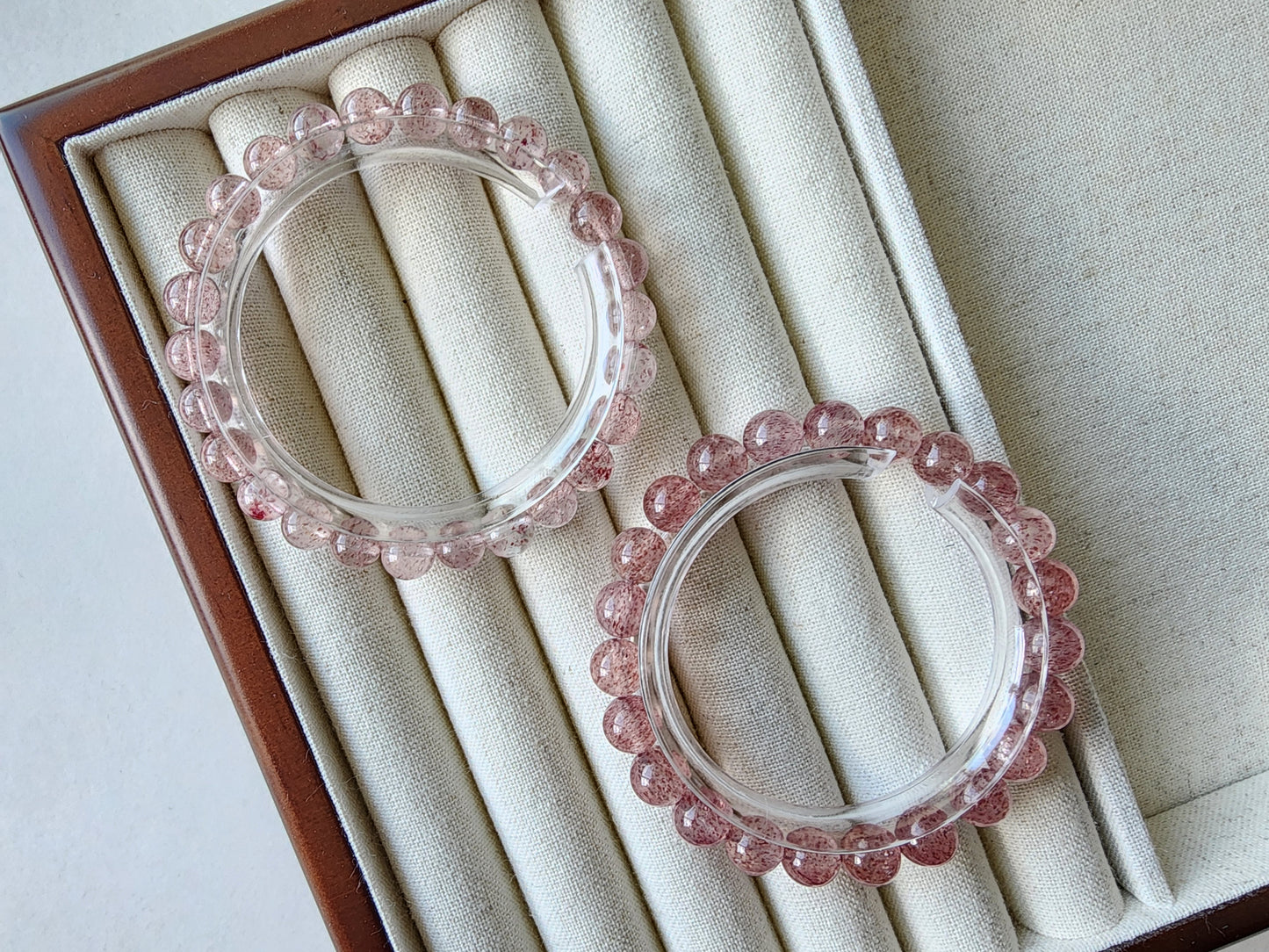 [Bracelet] Natural Strawberry Quartz Bracelet