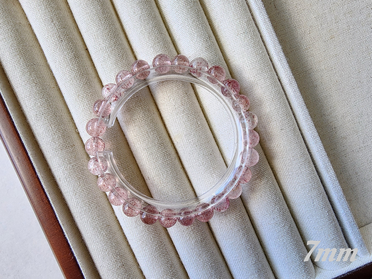 [Bracelet] Natural Strawberry Quartz Bracelet