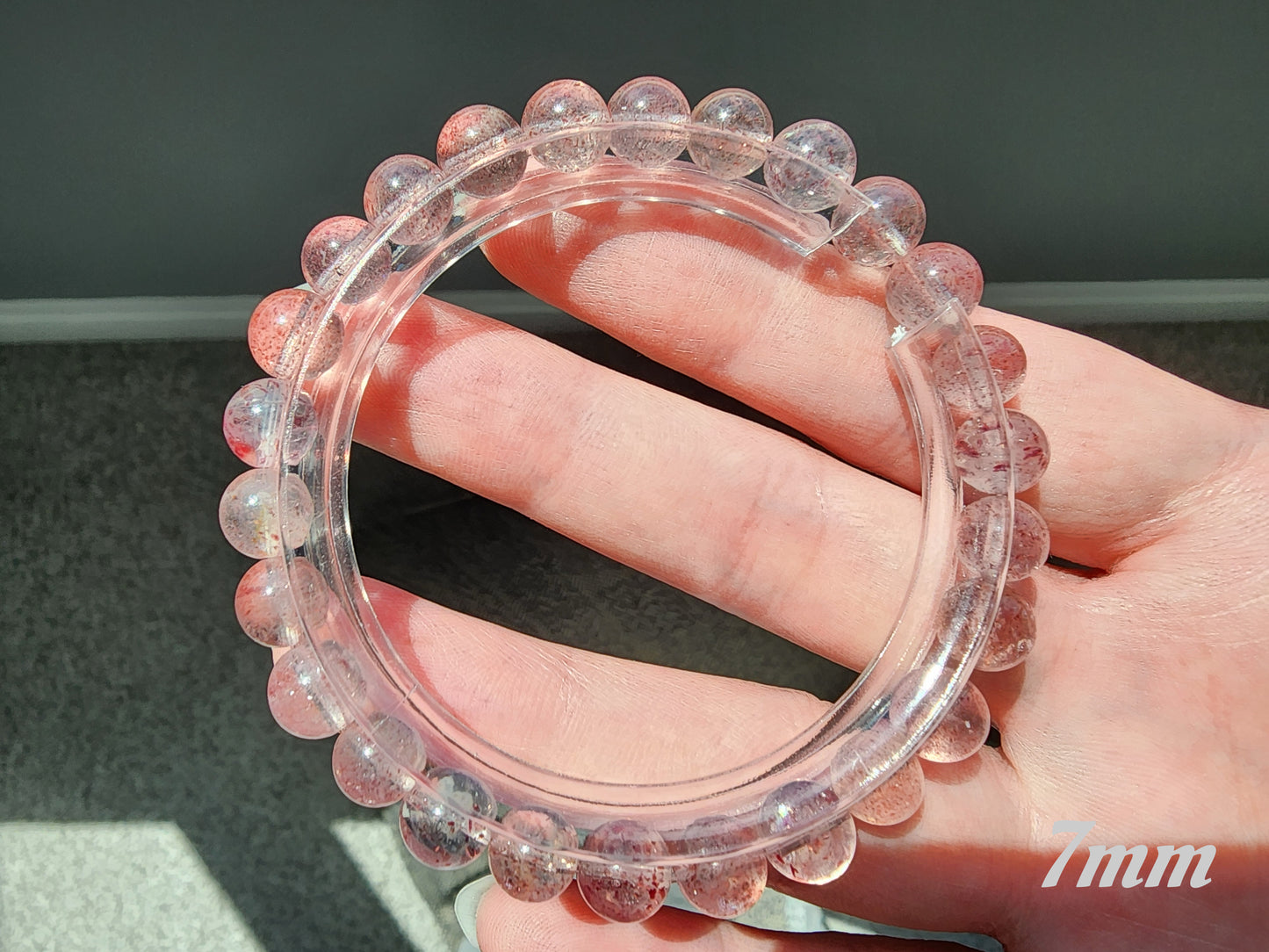 [Bracelet] Natural Strawberry Quartz Bracelet