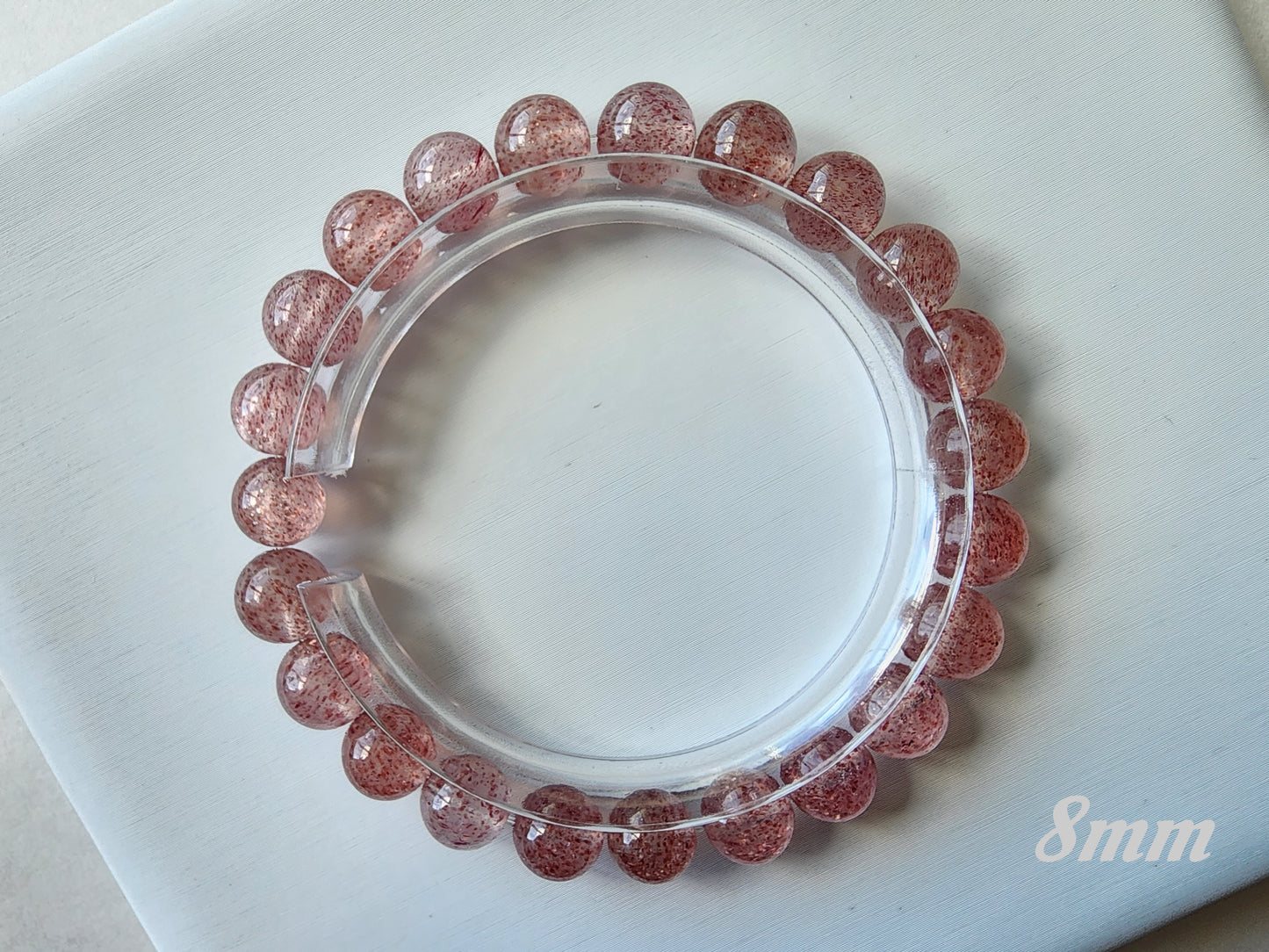 [Bracelet] Natural Strawberry Quartz Bracelet