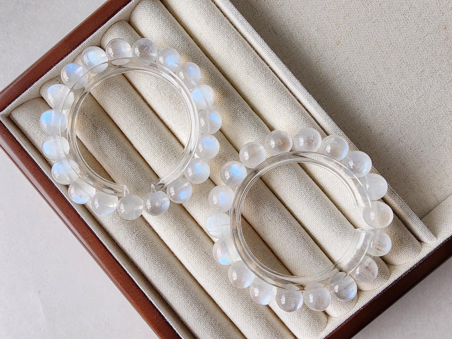 [Bracelet] Handmade Blue Moonstone Bracelet