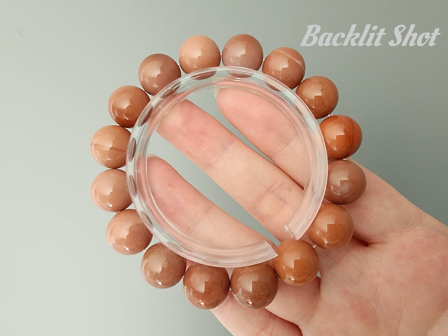 [Bracelet] Exquisite 12mm Alashan Agate Bracelet: A Touch of Elegance