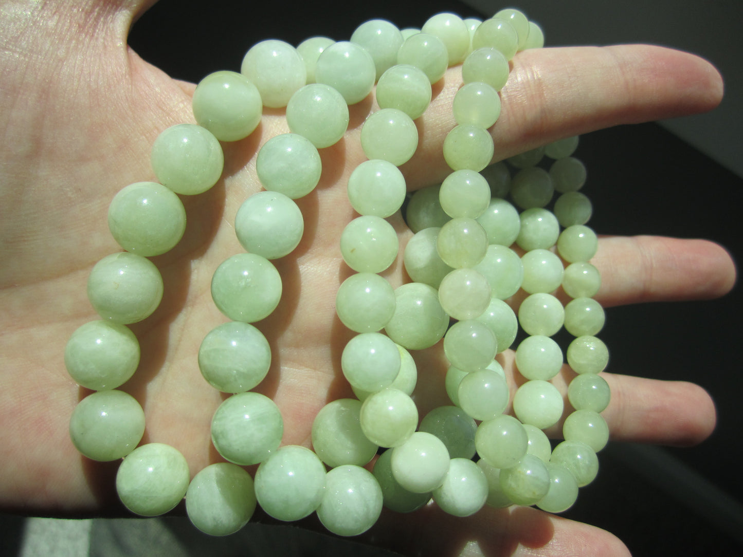 [Bracelet] Natural Green Beryl 海绿宝 Gemstone Bracelet