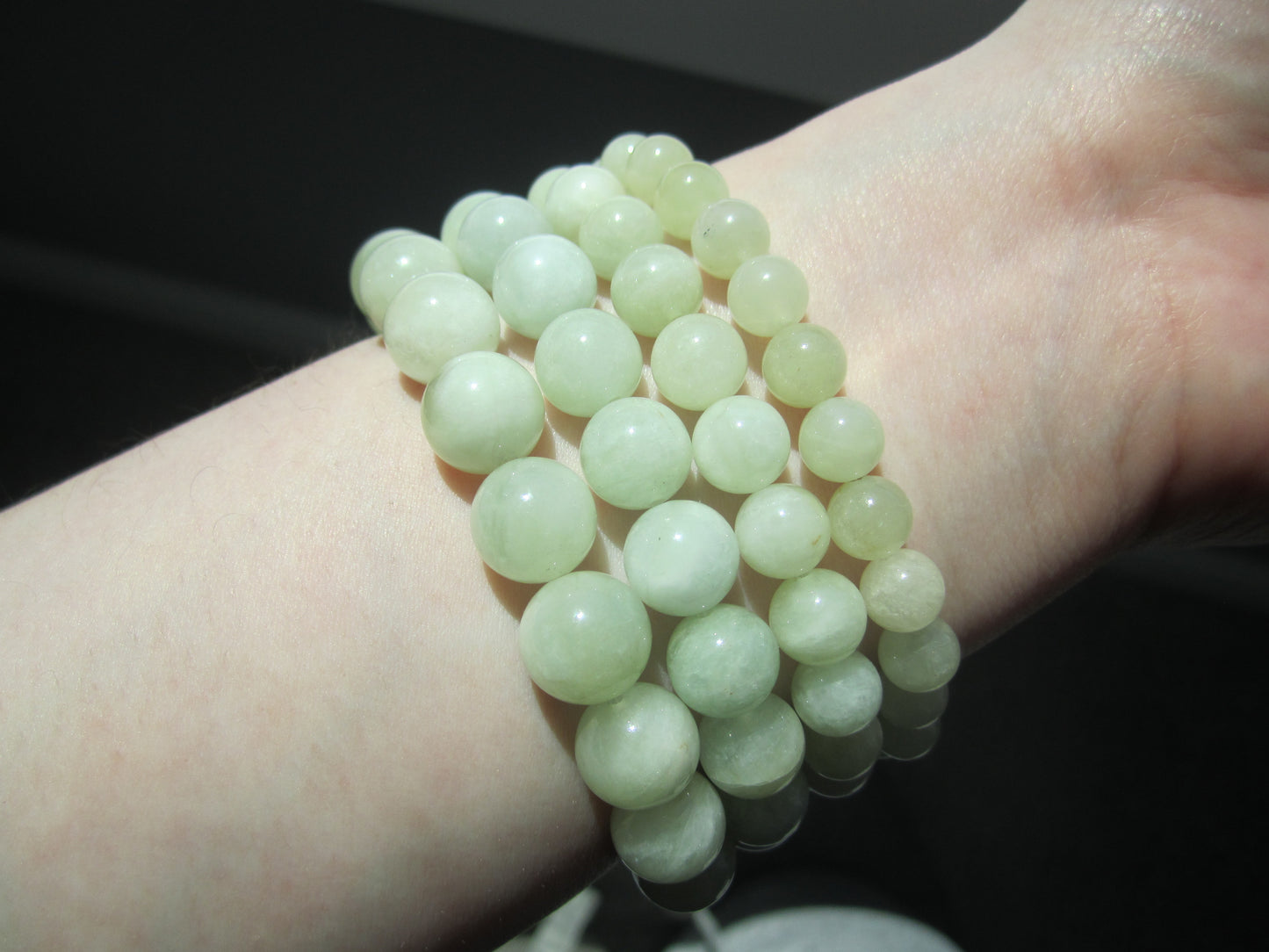 [Bracelet] Natural Green Beryl 海绿宝 Gemstone Bracelet