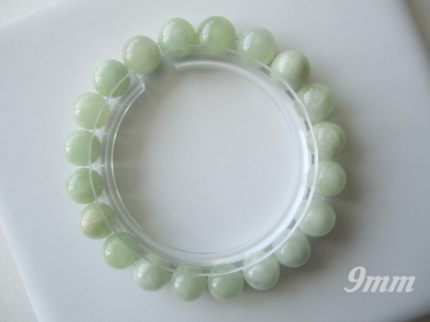 [Bracelet] Natural Green Beryl 海绿宝 Gemstone Bracelet