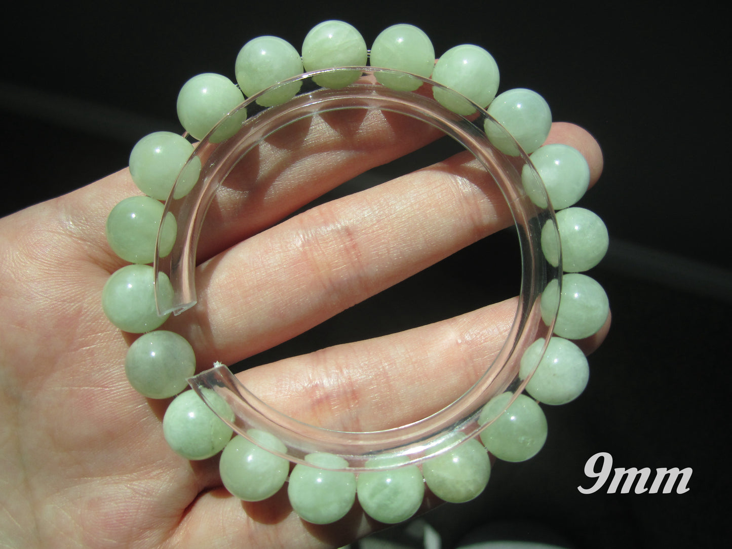 [Bracelet] Natural Green Beryl 海绿宝 Gemstone Bracelet