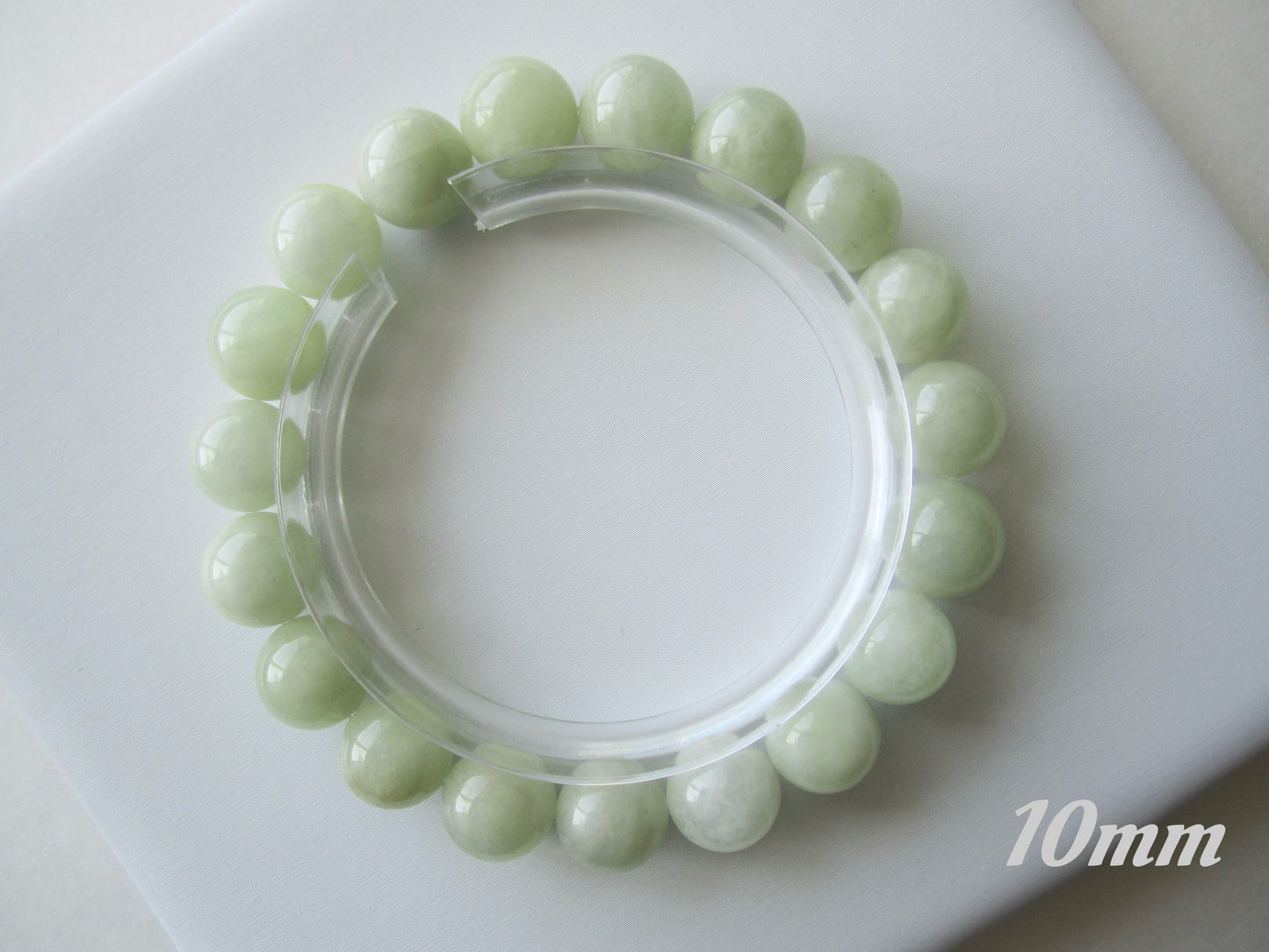 [Bracelet] Natural Green Beryl 海绿宝 Gemstone Bracelet