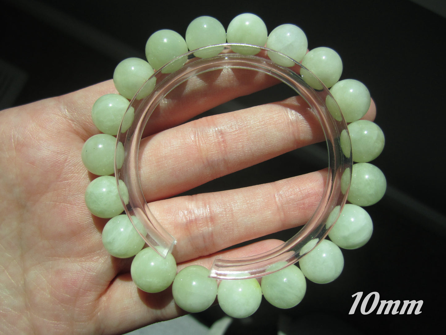 [Bracelet] Natural Green Beryl 海绿宝 Gemstone Bracelet