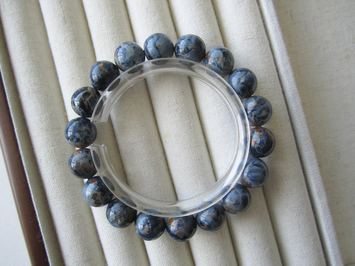 [Bracelet] 11mm Denim Blue Pietersite Bracelet