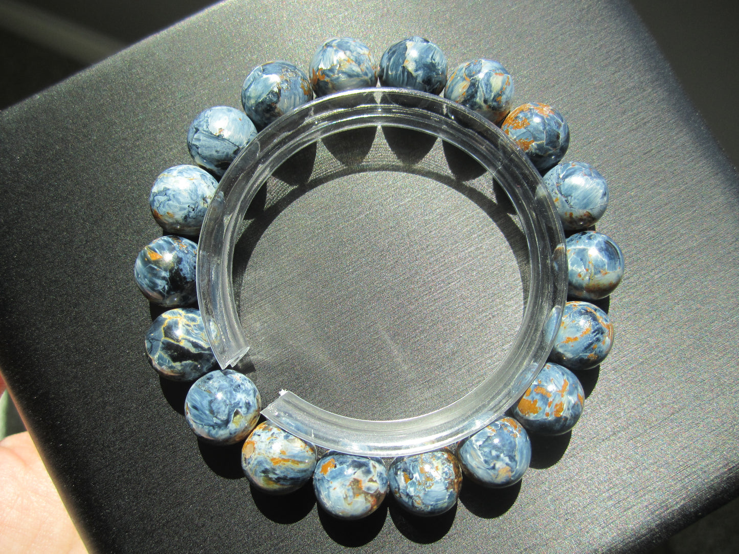 [Bracelet] 11mm Denim Blue Pietersite Bracelet