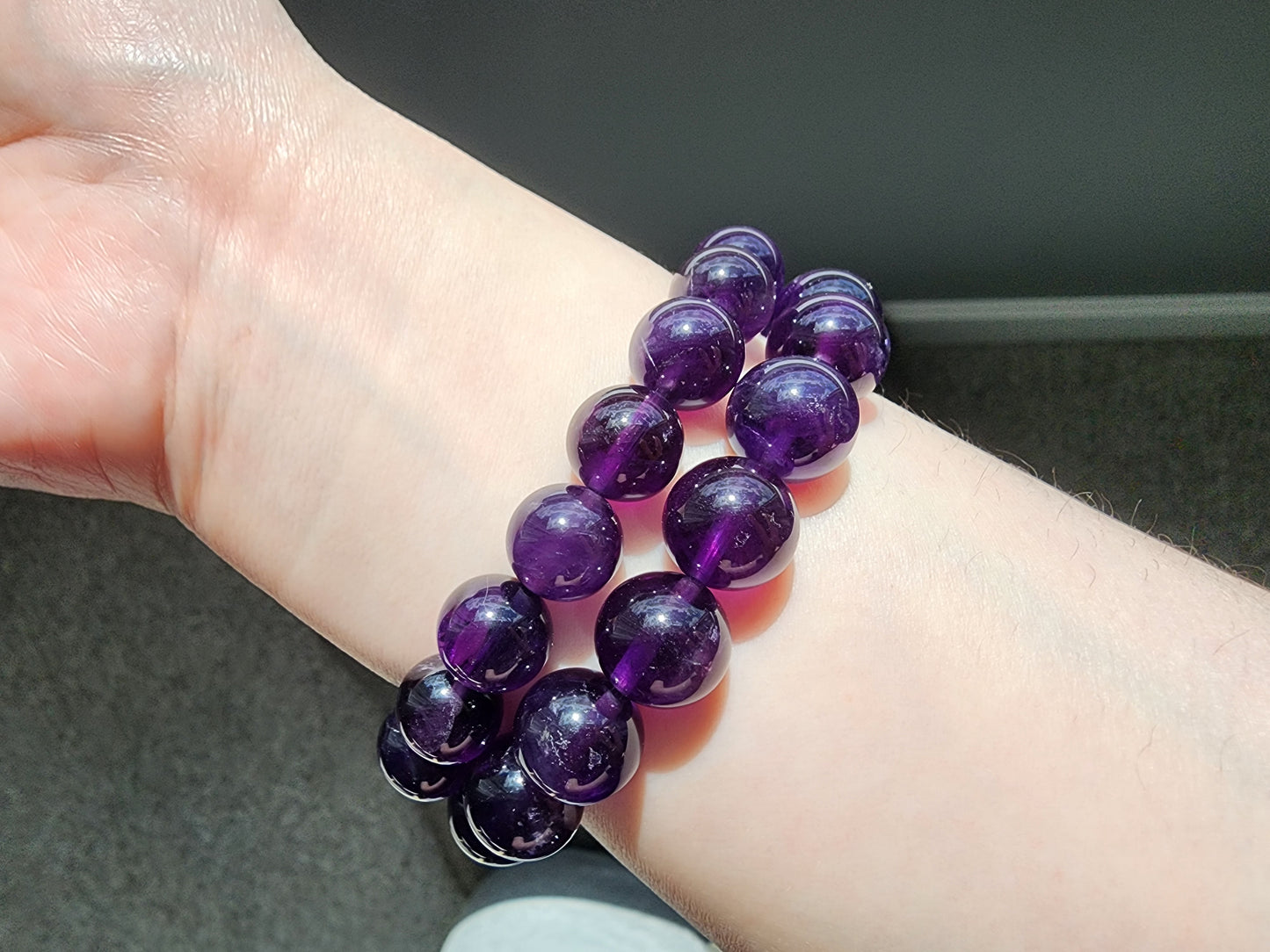 [Bracelet] Genuine Amethyst Bracelet