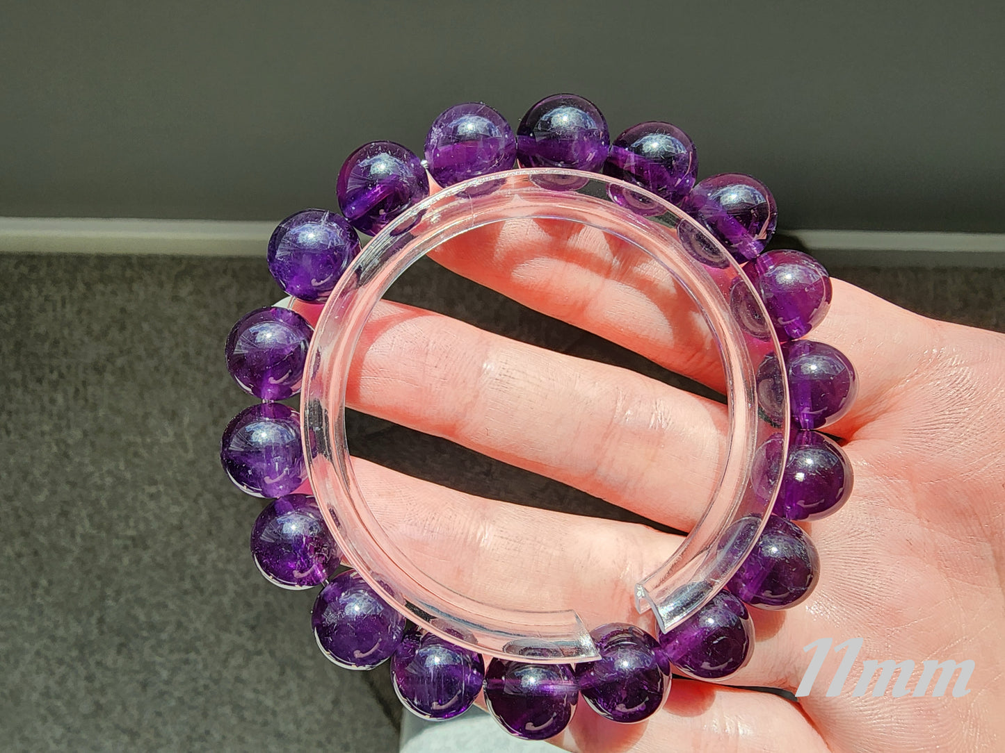 [Bracelet] Genuine Amethyst Bracelet