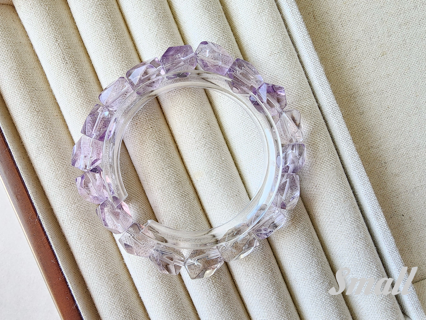 [Bracelet] Gradient Amethyst Nugget Bracelet