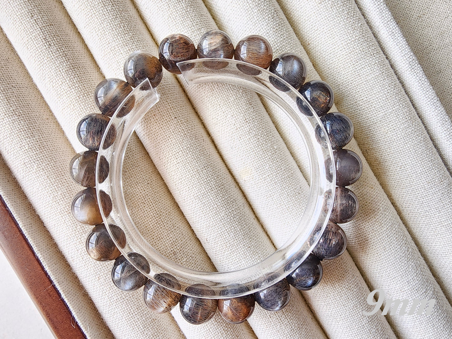 [Bracelet] Black Gold Sunstone Bracelet