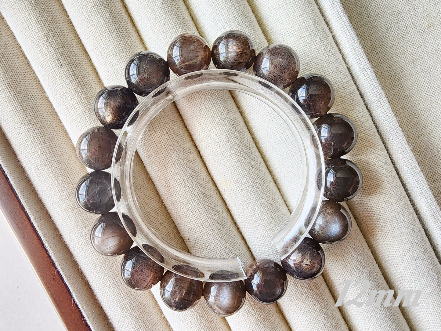 [Bracelet] Black Gold Sunstone Bracelet