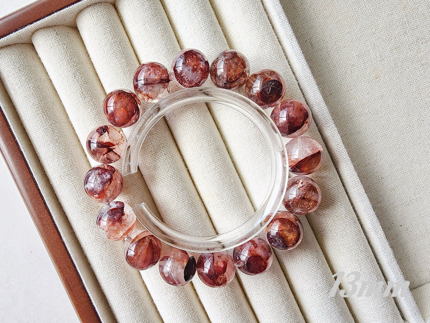 [Bracelet] Stunning Red Hematoid Quartz Bracelets