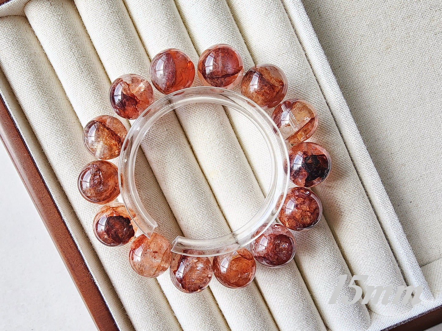 [Bracelet] Stunning Red Hematoid Quartz Bracelets