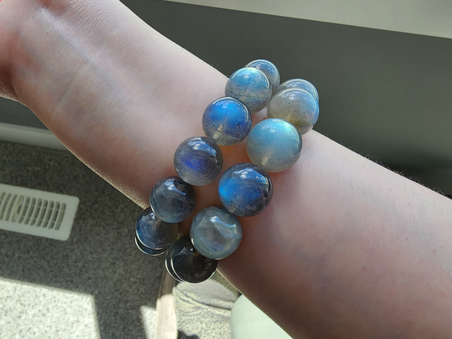 [Bracelet] Gray Moonstone Bracelet