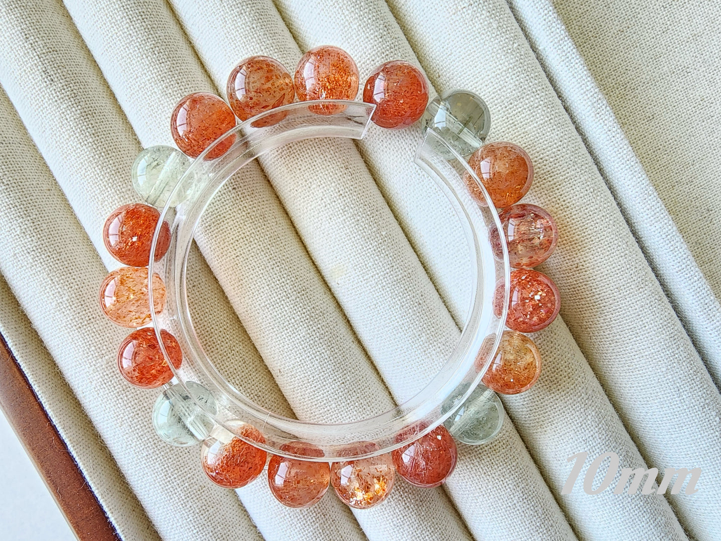 [Bracelet] Arusha Bracelets with Golden Sunstone and Green Beryl