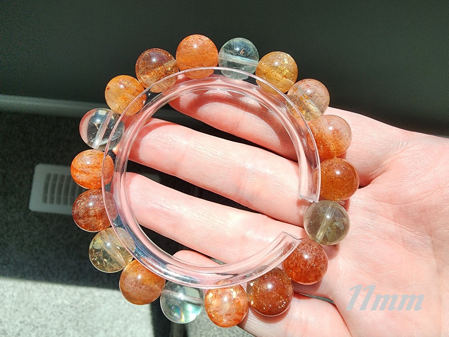 [Bracelet] Arusha Bracelets with Golden Sunstone and Green Beryl