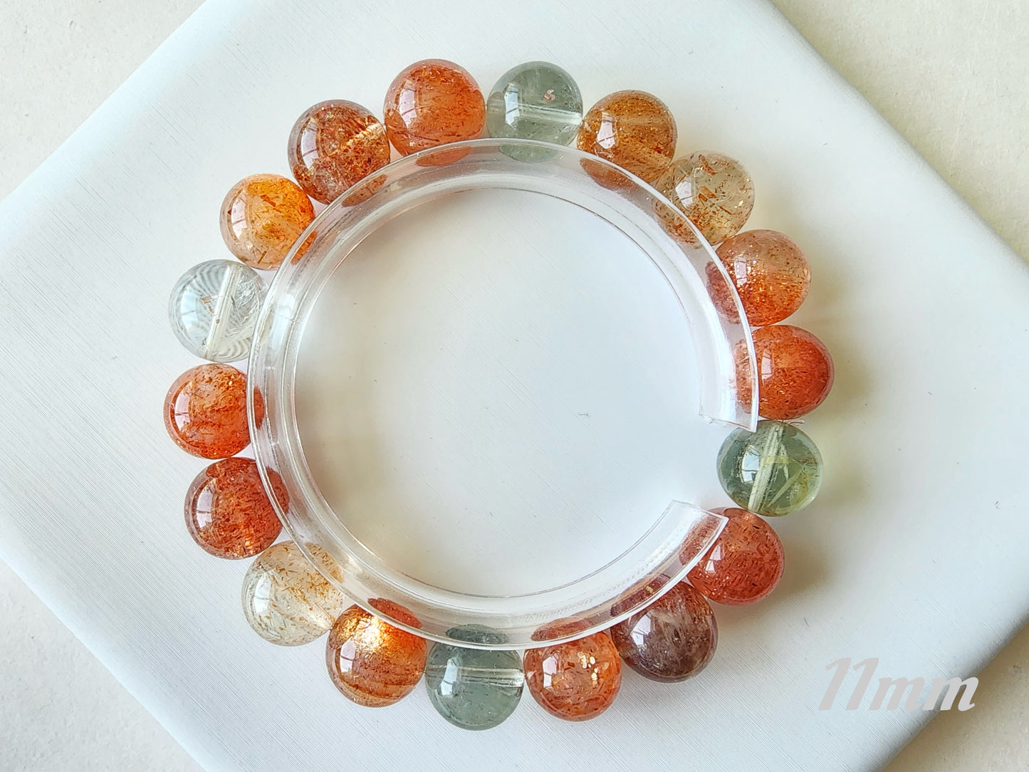 [Bracelet] Arusha Bracelets with Golden Sunstone and Green Beryl