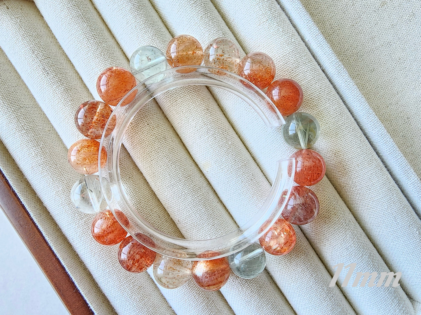 [Bracelet] Arusha Bracelets with Golden Sunstone and Green Beryl