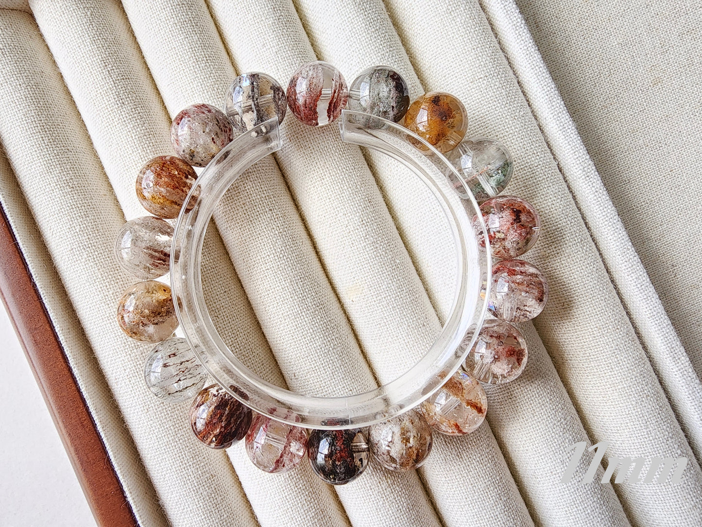 [Bracelet] Multi-Color Layered Phantom Quartz Bracelet