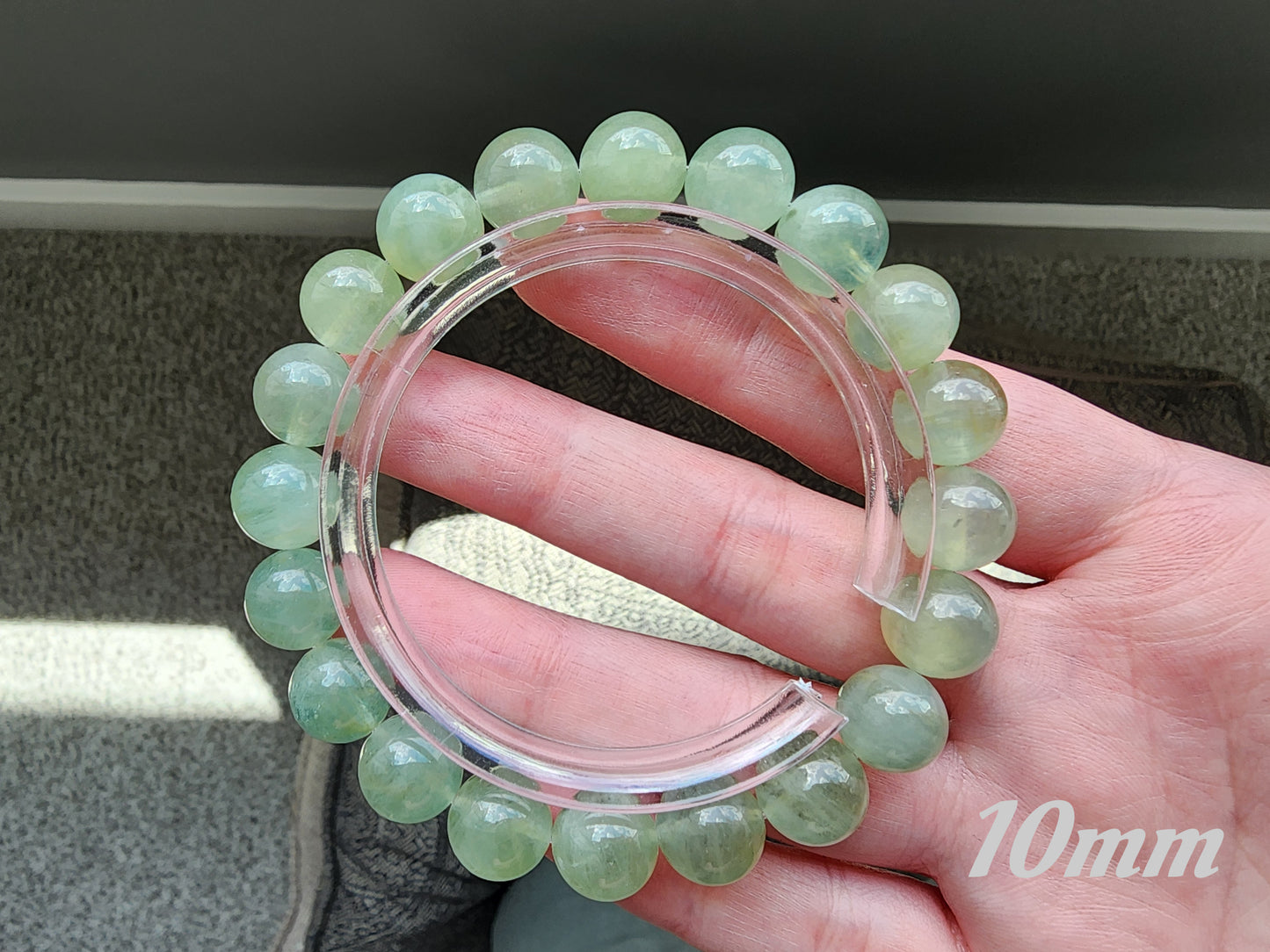 [Bracelet] Green Grape Color Aquamarine Bracelet