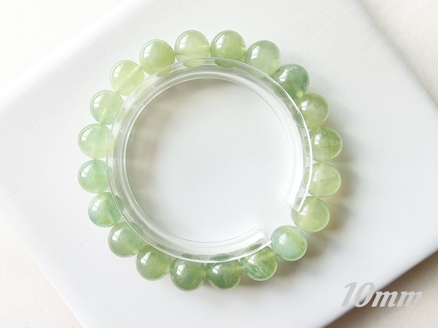 [Bracelet] Green Grape Color Aquamarine Bracelet