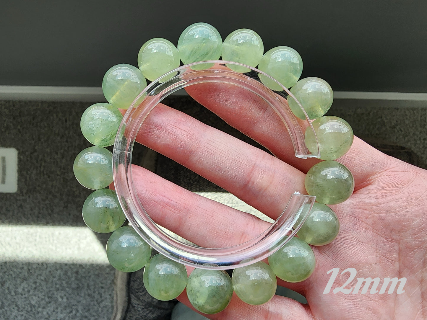 [Bracelet] Green Grape Color Aquamarine Bracelet