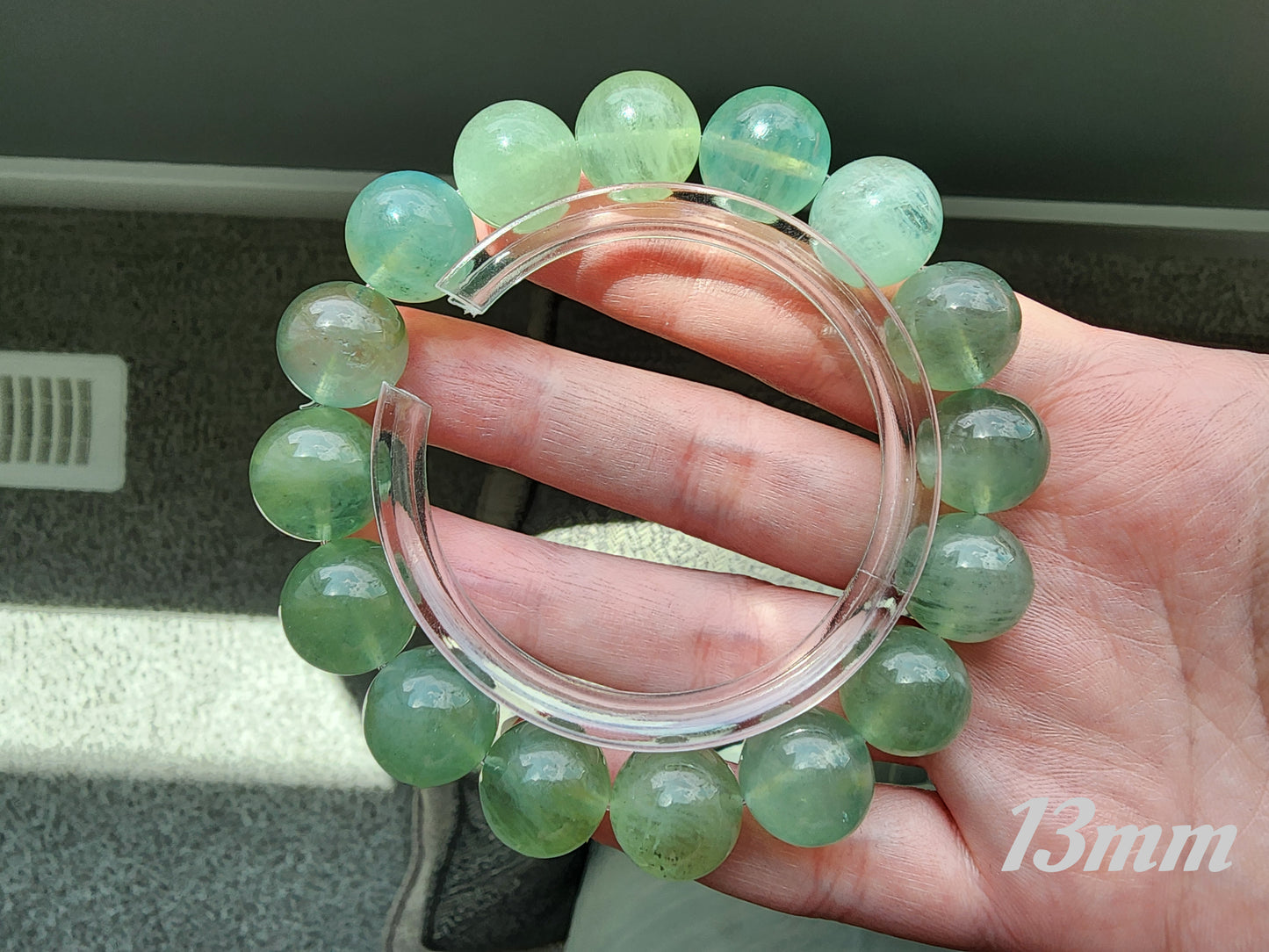 [Bracelet] Green Grape Color Aquamarine Bracelet