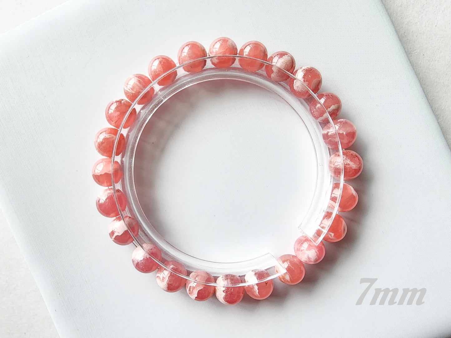 [Bracelet] Handcrafted Pink Rhodochrosite Bracelets