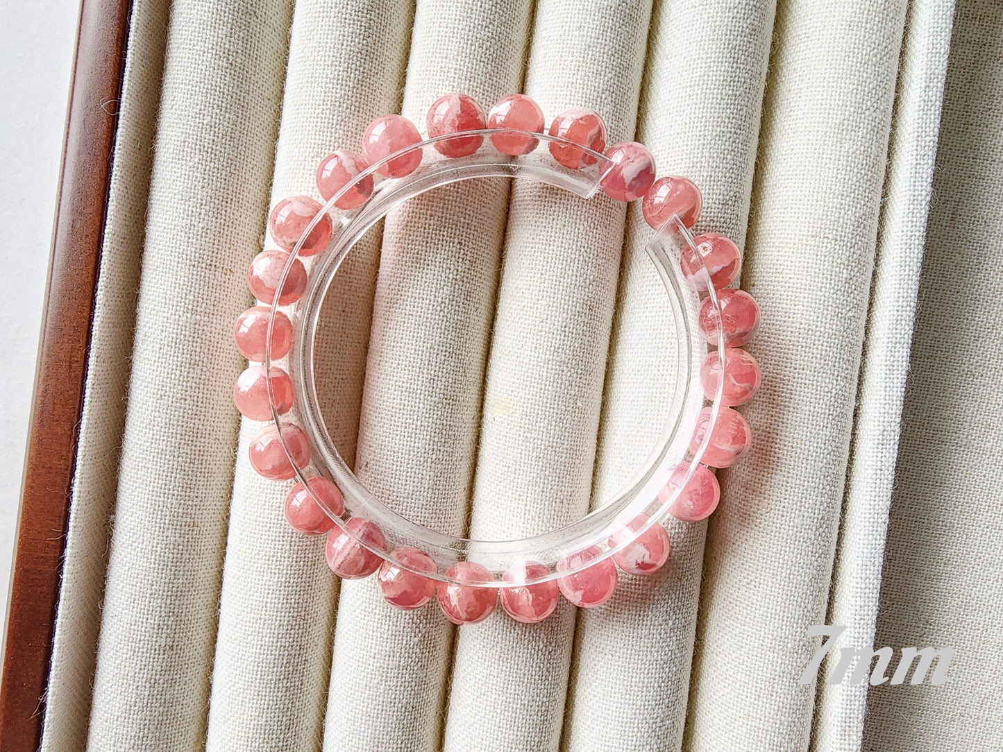 [Bracelet] Handcrafted Pink Rhodochrosite Bracelets