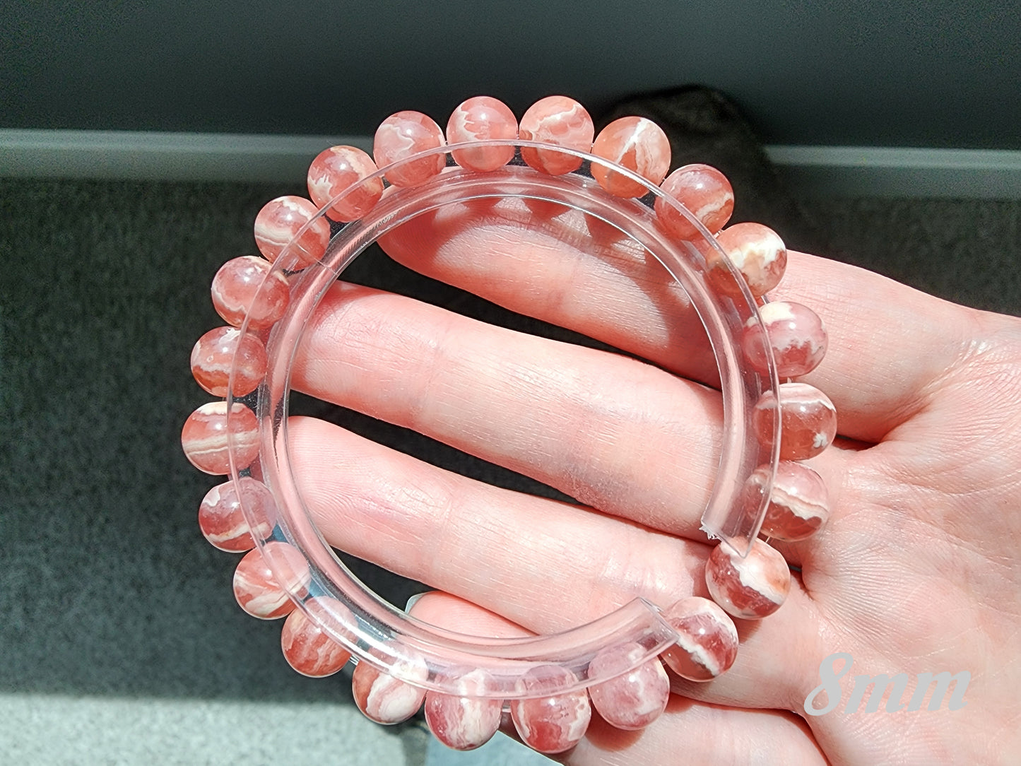 [Bracelet] Handcrafted Pink Rhodochrosite Bracelets