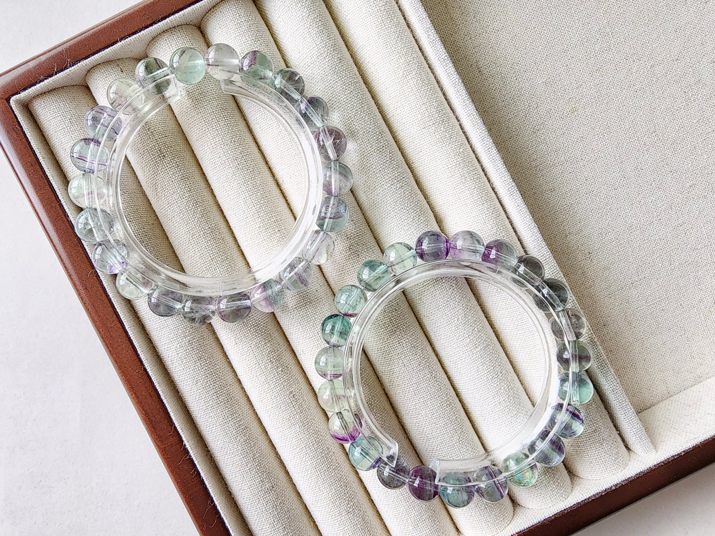 [Bracelet] Dreamy Rainbow Fluorite Bracelet