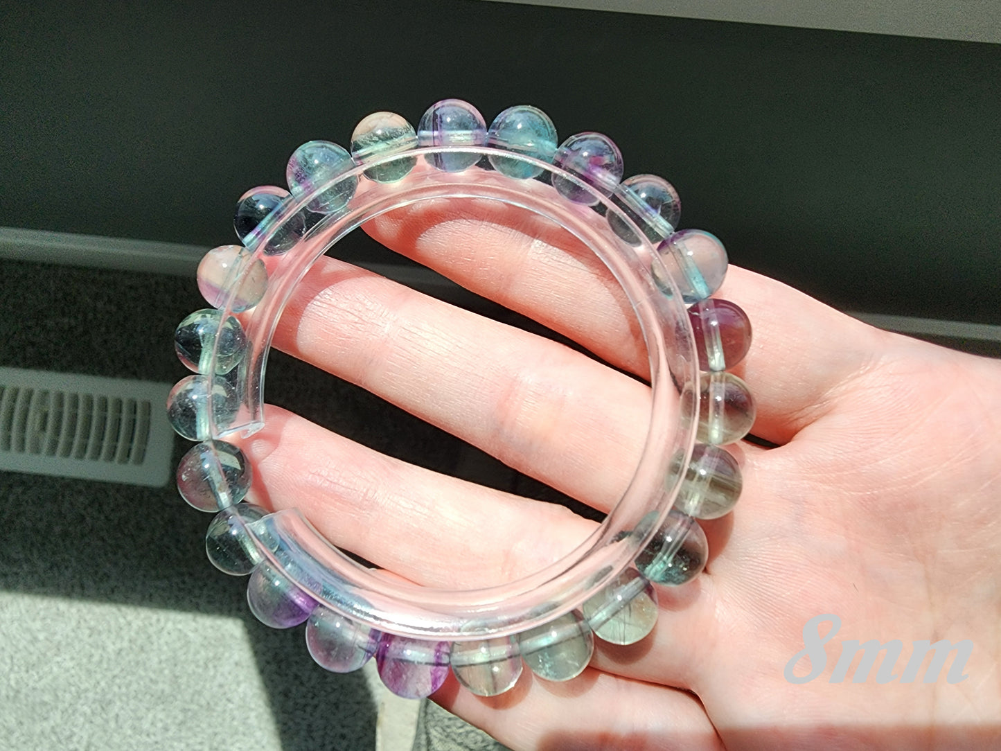 [Bracelet] Dreamy Rainbow Fluorite Bracelet