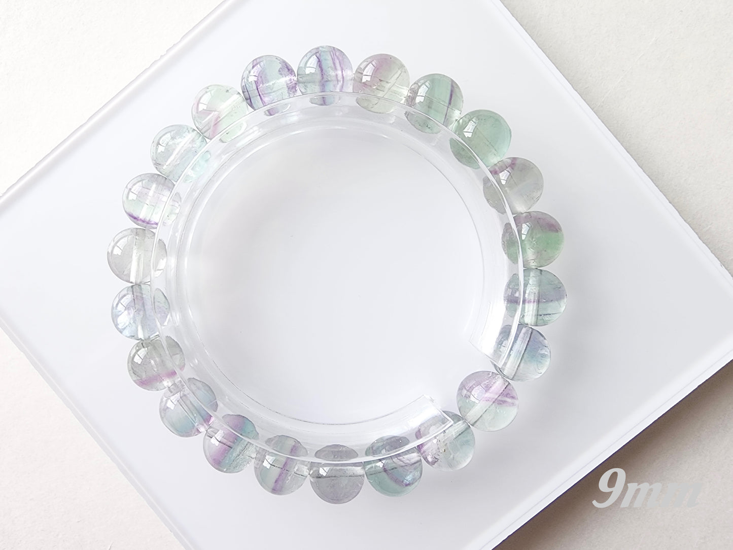 [Bracelet] Dreamy Rainbow Fluorite Bracelet