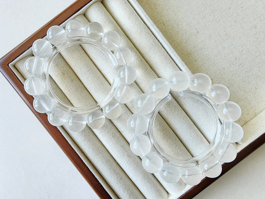 [Bracelet] Elegant Milky Quartz Bracelet