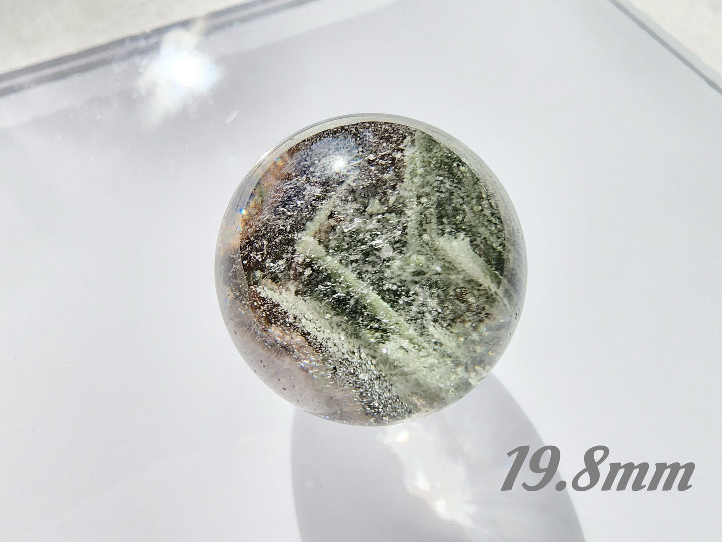 [Decoration] Natural Phantom Quartz Crystal Spheres