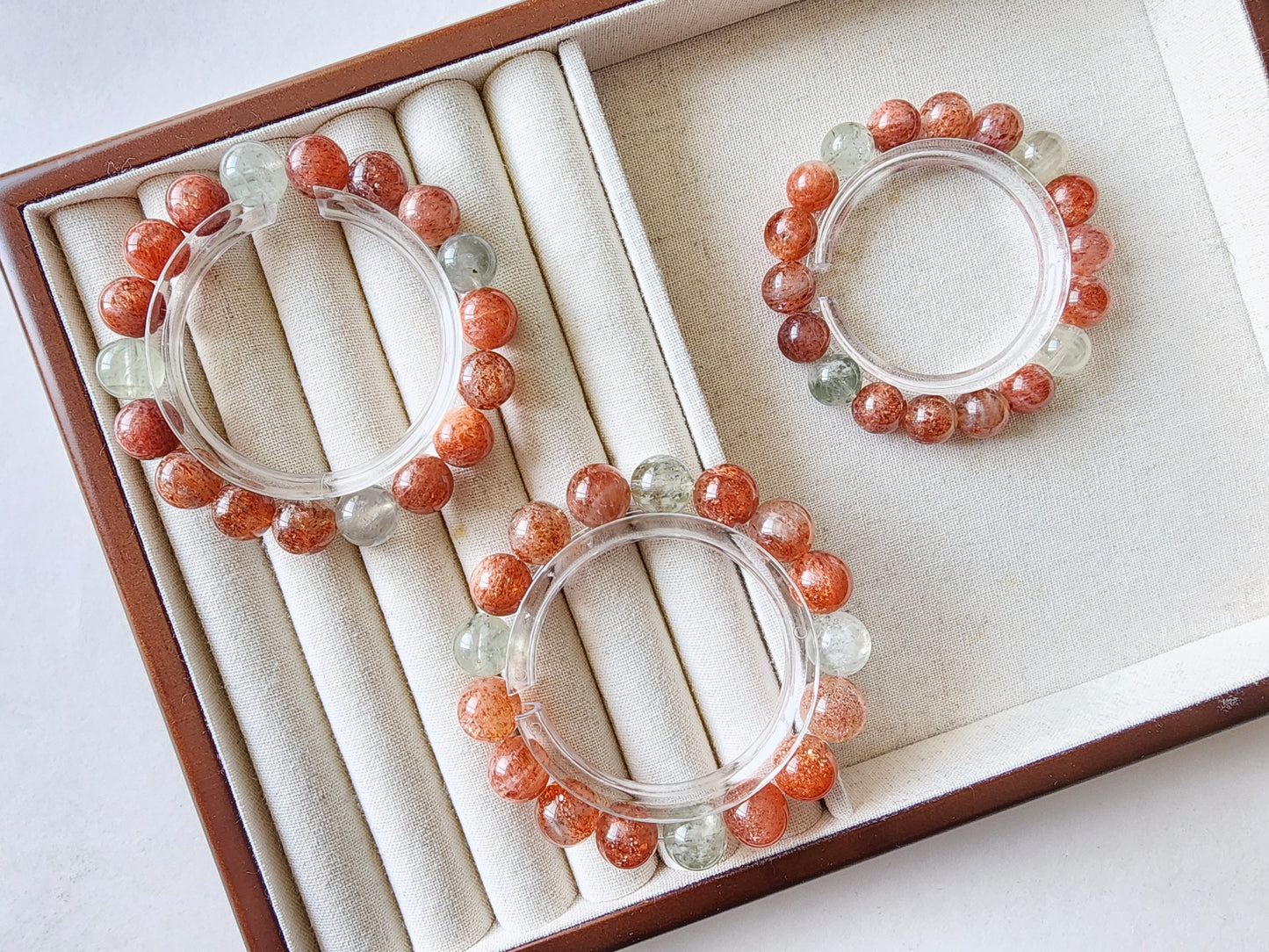 [Bracelet] Arusha Bracelet with Golden Sunstone and Green Beryl