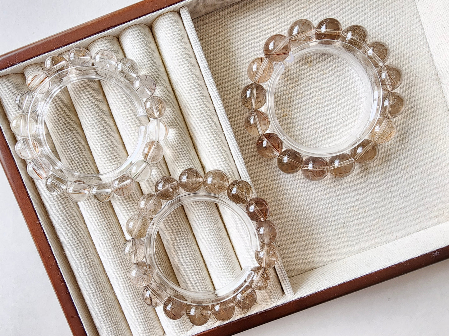 [Bracelet] Natural Rutilated Quartz Bracelet