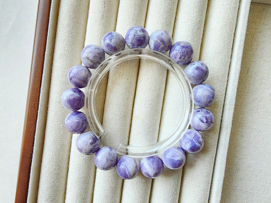 [Bracelet] 12mm Dream Amethyst Crystal Bracelet