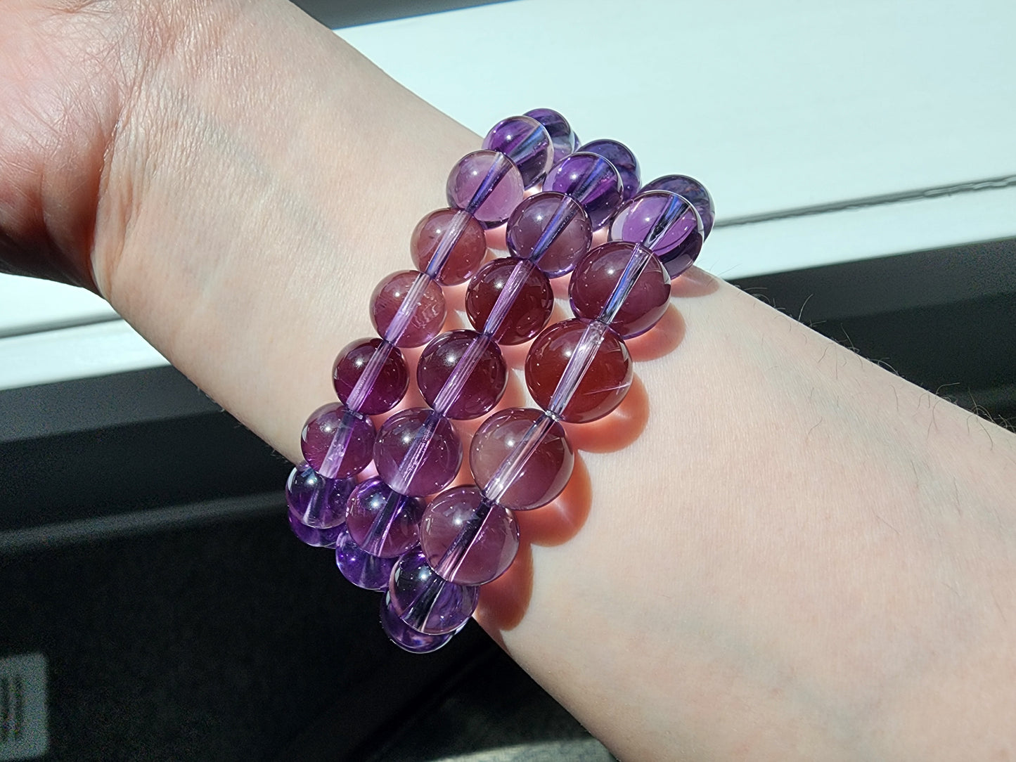 [Bracelet] Natural Brazilian Amethyst Bracelet