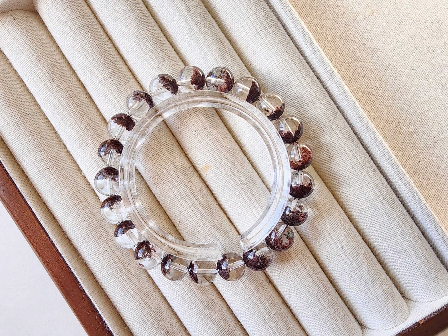 [Bracelet] 9mm Red Phantom Quartz Crystal Bracelet