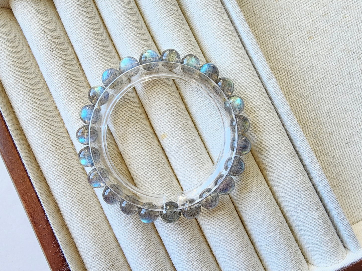 [Bracelet] 8mm Labradorite Bracelet with Stunning Natural Flash